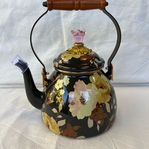 Mackenzie-Child’s Wild Rose Brown 2 Quant Ten Kettle